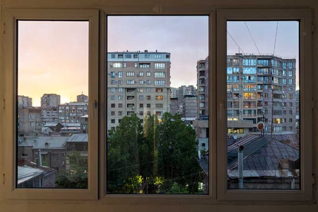 Noise Reduction with Double-Paned Windows